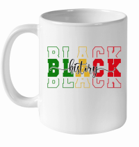 Product Black History White Ceramic Mug