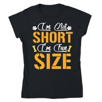 Product I'm Not Short I’m Fun Size Classic Womens Crewneck T-shirt