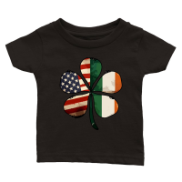 Product Irish American Flag Ireland Flag Classic Baby Crewneck T-shirt