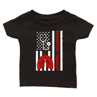 Product Respiratory Therapist Shirt America Flag Classic Baby Crewneck T-shirt