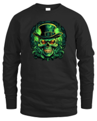 Product Skull Shamrock for St. Patricks Day2 Unisex Sweatshirt