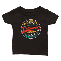 Product The Golden State California Surfing Classic Baby Crewneck T-shirt