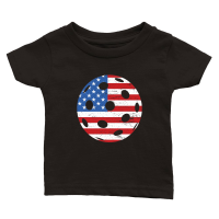 Product USA Flag Pickleball Patriotic Classic Baby Crewneck T-shirt