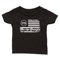Product We The People 1776 USA Flag Design Classic Baby Crewneck T-shirt