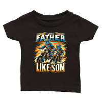 Product ather and Son Dirtbike Racing Classic Baby Crewneck T-shirt