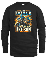 Product ather and Son Dirtbike Racing Unisex Sweatshirt