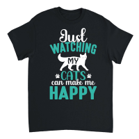 Product just watching my cats can make me happy Unisex T-Shirt