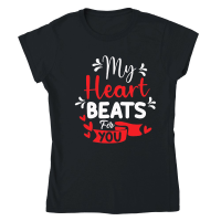 Product my heart beats for you Classic Womens Crewneck T-shirt