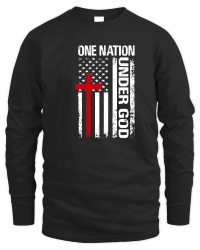 Product One Nation Under God. American By Birth Christian By The Grace Of God Unisex Sweatshirt