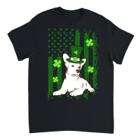 Product Saint Patricks Day American Flag Dogs Lover Shirt Unisex T-Shirt