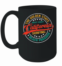 Product The Golden State California Surfing Mug