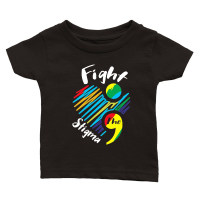 Product Fight the Stigma Mental Health Awareness Classic Baby Crewneck T-shirt