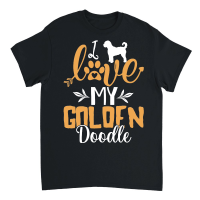 Product I Love My Golden Doodle Quote Unisex T-Shirt