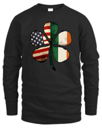 Product Irish American Flag Ireland Flag Unisex Sweatshirt
