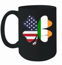 Product Irish American Flag Shamrock St. Patricks Day Mug