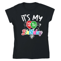 Product its my 12th birthday Classic Womens Crewneck T-shirt