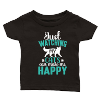 Product just watching my cats can make me happy Classic Baby Crewneck T-shirt