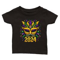 Product Mardi Gras 2024 Mardi Gras Mask Classic Baby Crewneck T-shirt