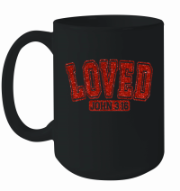 Product Loved John Varsity Glitter Mug