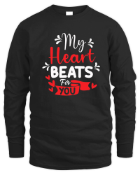Product my heart beats for you Unisex Sweatshirt