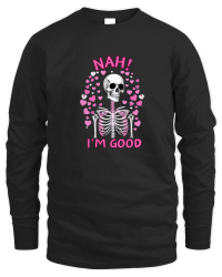 Product Nah I'm Good Anti Valentines Day Unisex Sweatshirt