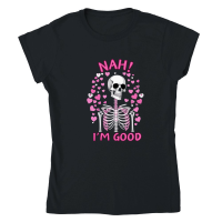 Product Nah I'm Good Anti Valentines Day Classic Womens Crewneck T-shirt