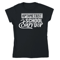 Product Optometry school survivor Classic Womens Crewneck T-shirt