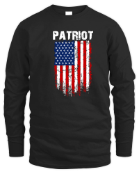 Product Patriot USA Flag white Unisex Sweatshirt