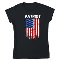 Product Patriot USA Flag white Classic Womens Crewneck T-shirt