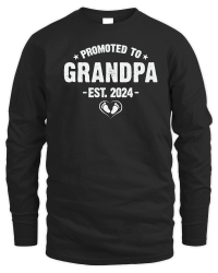 Product Promoted to Grandpa 2024 Unisex Sweatshirt