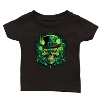 Product Skull Shamrock for St. Patricks Day2 Classic Baby Crewneck T-shirt
