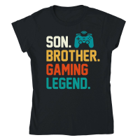 Product Son Brother Gaming Legend Classic Womens Crewneck T-shirt