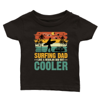 Product Surfing Dad Like A Regular Dad But Cooler Classic Baby Crewneck T-shirt