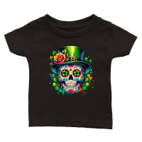 Product Sugar Skull Saint Patricks Day Classic Baby Crewneck T-shirt
