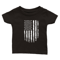 Product USA Distressed Flag Classic Baby Crewneck T-shirt