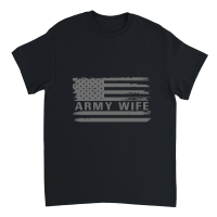 Product USA Flag Army Wife Unisex T-Shirt