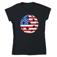 Product USA Flag Pickleball Patriotic Classic Womens Crewneck T-shirt