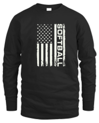 Product USA Flag Softball 2 Unisex Sweatshirt