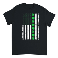 Product Vintage American Flag St. Patricks Day 2 Unisex T-Shirt