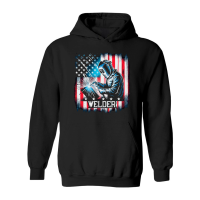 Product Welder USA Flag, Funny Welder Funny Hoodie