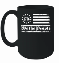 Product We The People 1776 USA Flag Design Mug