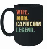 Product Wife Mom Capricorn Legend Zodiac Mug