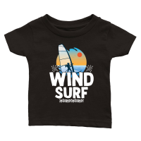 Product Wind Surf Summer Beach Vacation Classic Baby Crewneck T-shirt