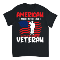 Product American made in the usa served with honor veteran Unisex T-Shirt