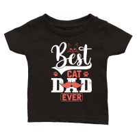 Product best cat dad ever Classic Baby Crewneck T-shirt