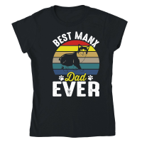 Product Best Manx Dad Ever Fathers Day Classic Womens Crewneck T-shirt