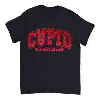 Product Cupid University Glitter Unisex T-Shirt