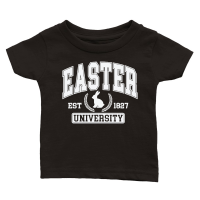 Product Easter University Bunny Varsity Classic Baby Crewneck T-shirt