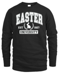 Product Easter University Bunny Varsity Unisex Sweatshirt