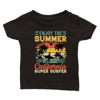 Product Enjoy The Summer California Super Surfer Classic Baby Crewneck T-shirt